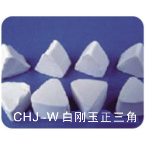 CHJ-W Đá tam giác thẳng màu trắng (nhám)